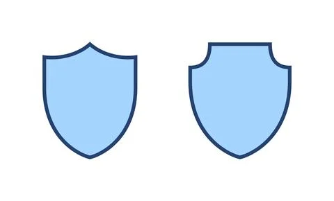 Shield icon vector. Protection icon. Security sign and symbol Stock Illustration