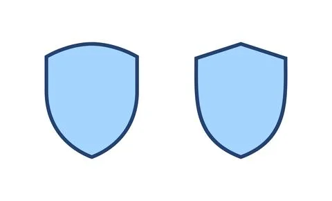 Shield icon vector. Protection icon. Security sign and symbol Illustrazione stock
