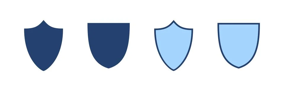 Shield icon vector. Protection icon. Security sign and symbol Stockillustratie