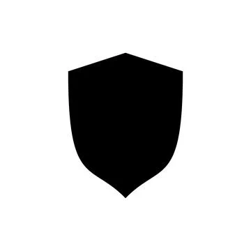 Shield icon vector. Protection icon. Security sign and symbol Stock Illustration