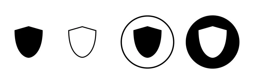Shield icon vector. Protection icon. Security sign and symbol Stockillustratie