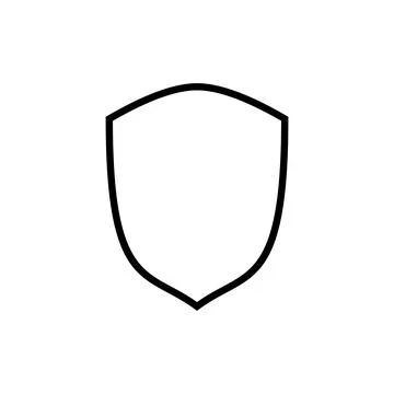 Shield icon vector. Protection icon. Security sign and symbol Illustrazione stock