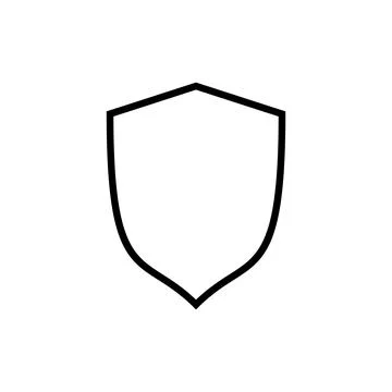 Shield icon vector. Protection icon. Security sign and symbol Stockillustratie