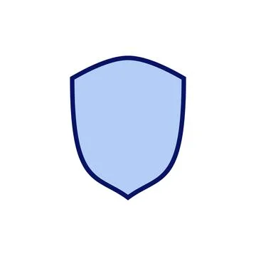 Shield icon vector. Protection icon. Security sign and symbol 库存插图