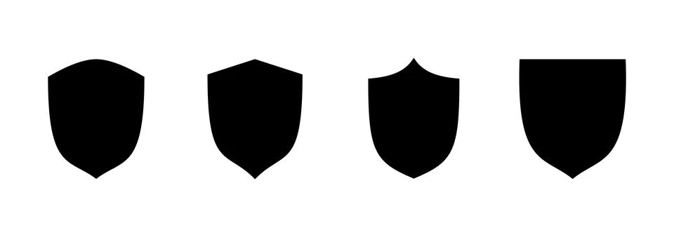 Shield icon vector. Protection icon. Security sign and symbol Stock Illustration