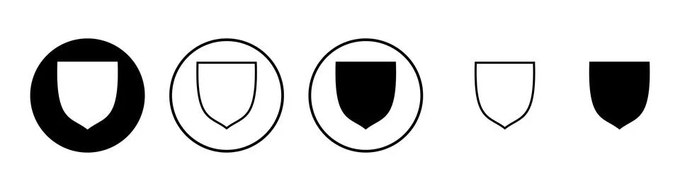 Shield icon vector. Protection icon. Security sign and symbol Stockillustratie