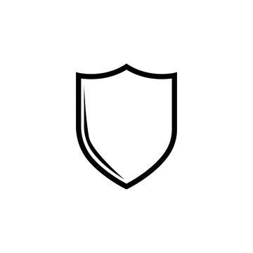 Shield Icon - Vector, Sign and Symbol for Design, Presentation, Website or Apps Stock Illustration