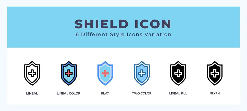 Shield icon vector for web. and mobile app Stock Illustration