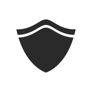 Shield illustration logo icon 스톡 일러스트