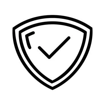 Shield insurance protect e commerce icon Stock Illustration