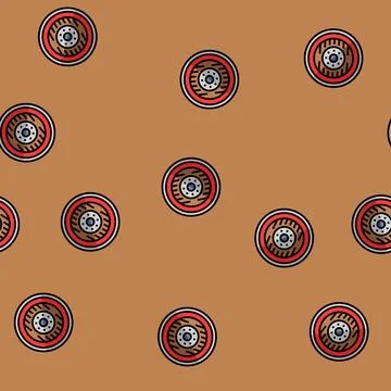 Shield kingdom medieval heraldry vector seamless pattern イラスト素材