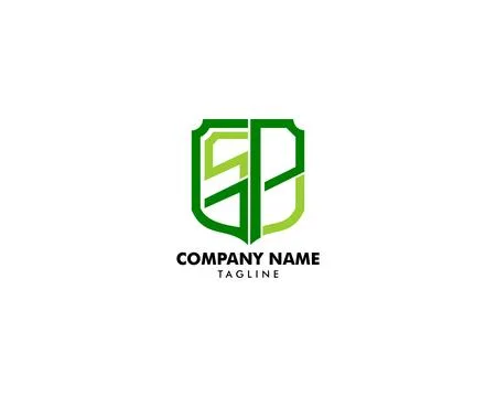 Shield Letter GSP Logo Template Stock-Illustration