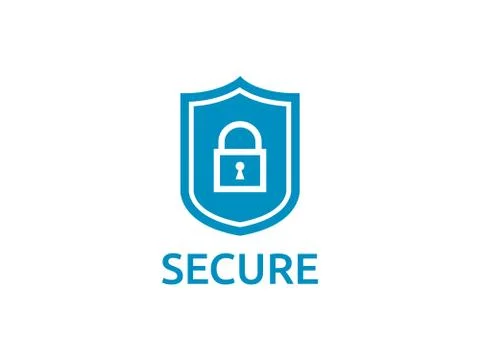 Shield line icon, Internet VPN Security Concept vector illustration Stock Illustration