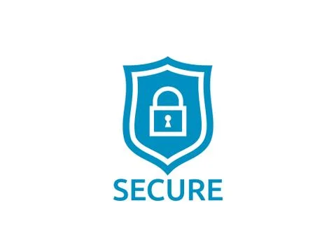 Shield line icon, Internet VPN Security Concept vector illustration イラスト素材