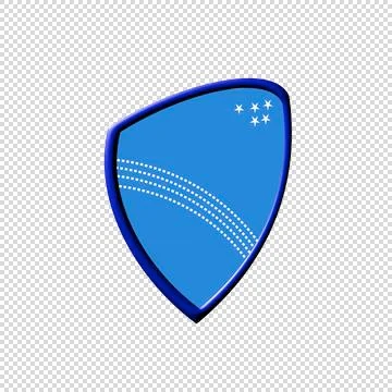 SHIELD LOGO BLUE Stock Illustration