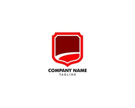 Shield logo icon design template element イラスト素材