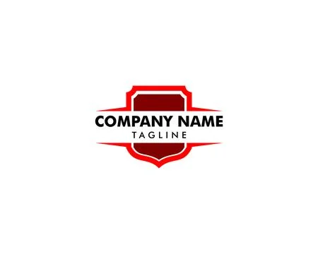 Shield logo icon design template element イラスト素材