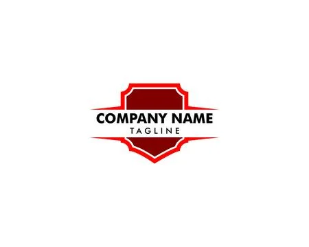 Shield logo icon design template element イラスト素材