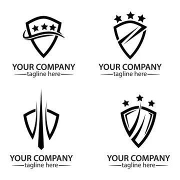 Shield logo Stock Illustration