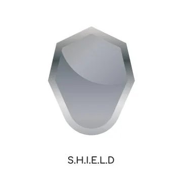 Shield logo isolated on white background for your web, mobile and app design Stock Illustration