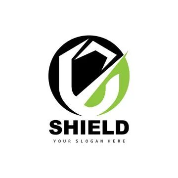 Shield Logo, Safe And Strong Security Vector, Design, Protection Simple Sty.. Stock Illustration