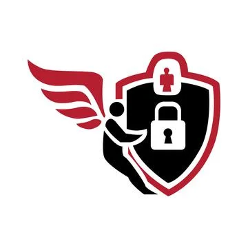 Shield logo template, shield logo element, shield vector illustration Stock Illustration