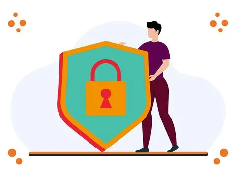 Shield Master Concept Illustration Stock Illustration