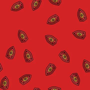 Shield medieval heraldry vector seamless pattern Stock Illustration