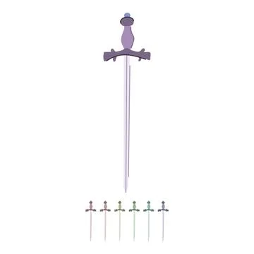 Shield medieval sword vector cartoon graphic Stock Illustration