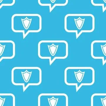 Shield message pattern Stock Illustration