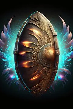 Shield of missile attraction Stock Illustration