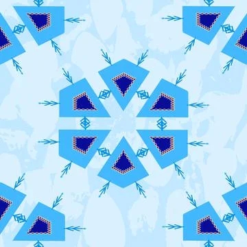 Shield ornament Illustrazione stock