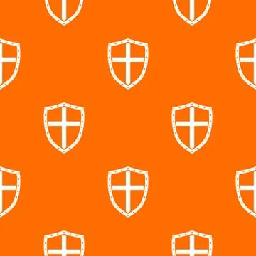 Shield pattern seamless Stock Illustration