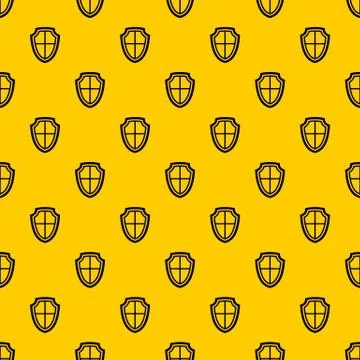 Shield pattern vector Stock Illustration