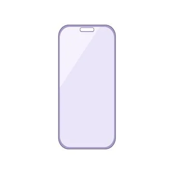 Shield phone screen protector cartoon vector illustration Illustrazione stock