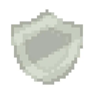 Shield pixel art Stock Illustration