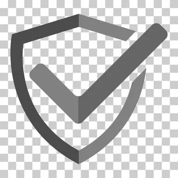 Shield protect icon, safety mark web design, guard symbol vector illustration Ilustración de archivo