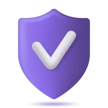 Shield protected symbol Stock Illustration