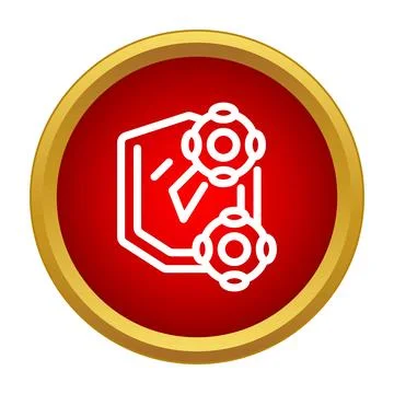 Shield protecting from virus outline icon concept Stockillustratie