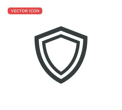 Shield Protection Icon Vector Illustration Design Stock Illustration