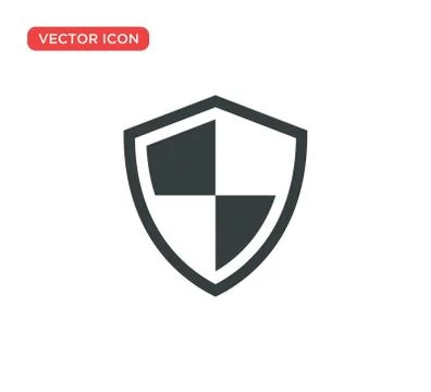 Shield Protection Icon Vector Illustration Design Stock Illustration