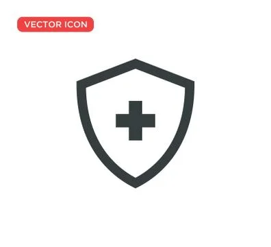 Shield Protection Icon Vector Illustration Design Stock Illustration