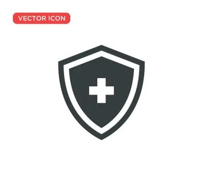 Shield Protection Icon Vector Illustration Design Illustrazione stock