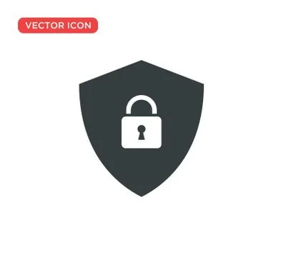 Shield Protection Icon Vector Illustration Design Illustrazione stock