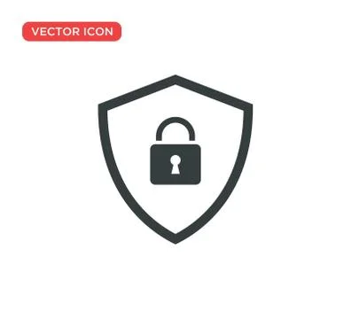 Shield Protection Icon Vector Illustration Design Stock Illustration