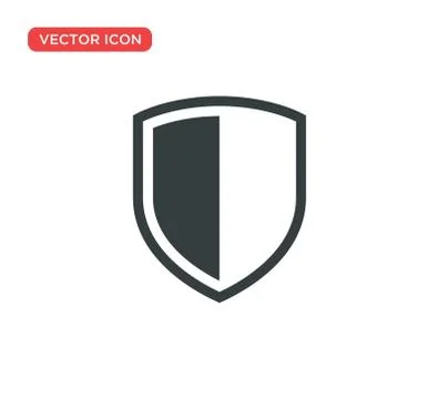 Shield Protection Icon Vector Illustration Design Stock Illustration