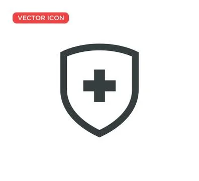 Shield Protection Icon Vector Illustration Design Stock Illustration