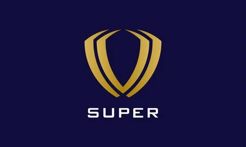 Shield protection logo emblem vector security symbol safety design graphic .. Stock Illustration