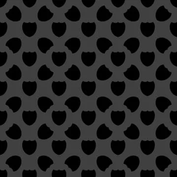 Shield protection web icon. flat design. Seamless pattern. Stock Illustration