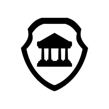 Shield with safe secure padlock vector illustration Illustrazione stock